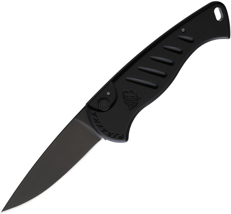 Piranha Knives Fingerling Tactical Folding Automatic Knife 2.5" Black Oxide Coated 154CM Steel Blade Aluminum Handle CP2BKT -Piranha Knives - Survivor Hand Precision Knives & Outdoor Gear Store