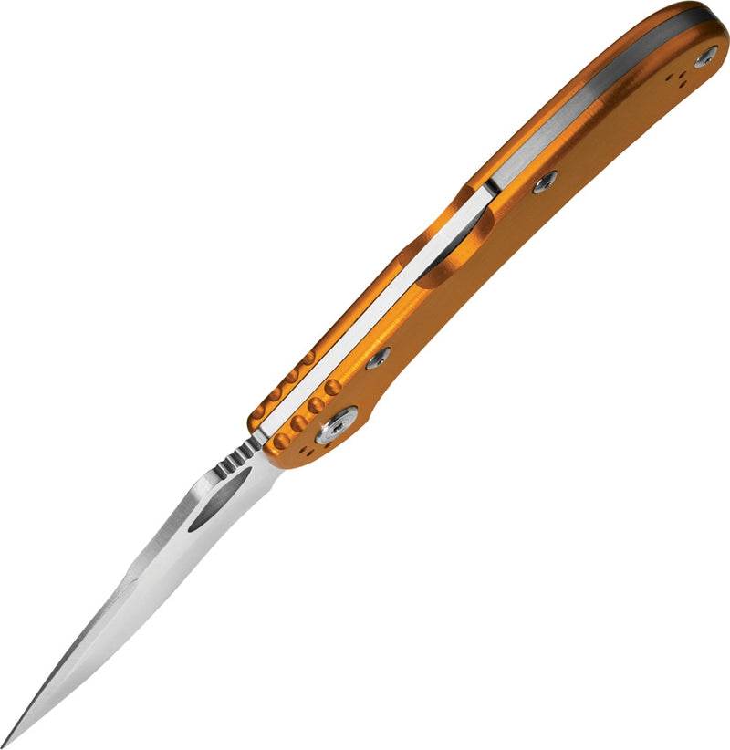 Buck SpitFire Lockback Folding Knife 3.25" 420HC Steel Blade Orange Anodized Aluminum Handles 692 -Buck - Survivor Hand Precision Knives & Outdoor Gear Store