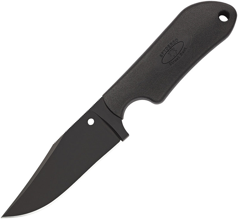 Spyderco Street Beat Light Weight Fixed Knife 3.5" VG-10 Steel Clip Point Blade Black FRN Handle FB15PBBK -Spyderco - Survivor Hand Precision Knives & Outdoor Gear Store