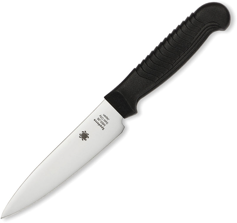 Spyderco Paring Kitchen Knife 4.5" MBS26 Steel Blade Black Polypropylene Handle K05PBK -Spyderco - Survivor Hand Precision Knives & Outdoor Gear Store