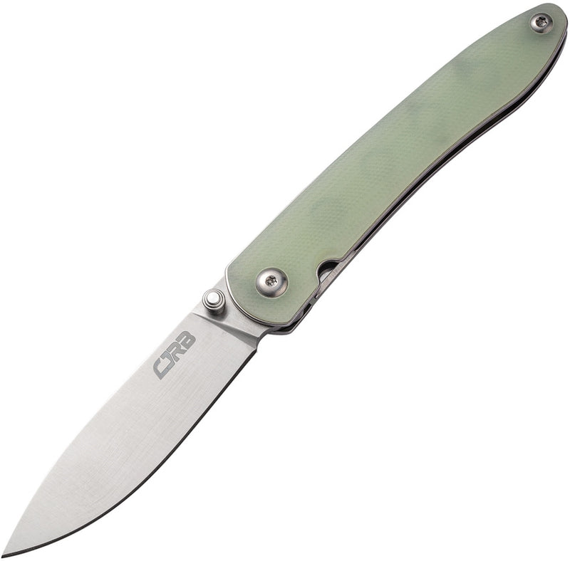 CJRB Ria Linerlock Folding Knife 3" 12C27 Sandvik Steel Blade Jade G10 Handle 1917NTG -CJRB - Survivor Hand Precision Knives & Outdoor Gear Store