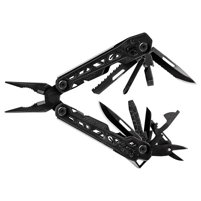 Gerber Truss Black Multi Tool 6.5" Overall 17 Tools Include Black Nylon Belt Sheath 1779 -Gerber - Survivor Hand Precision Knives & Outdoor Gear Store