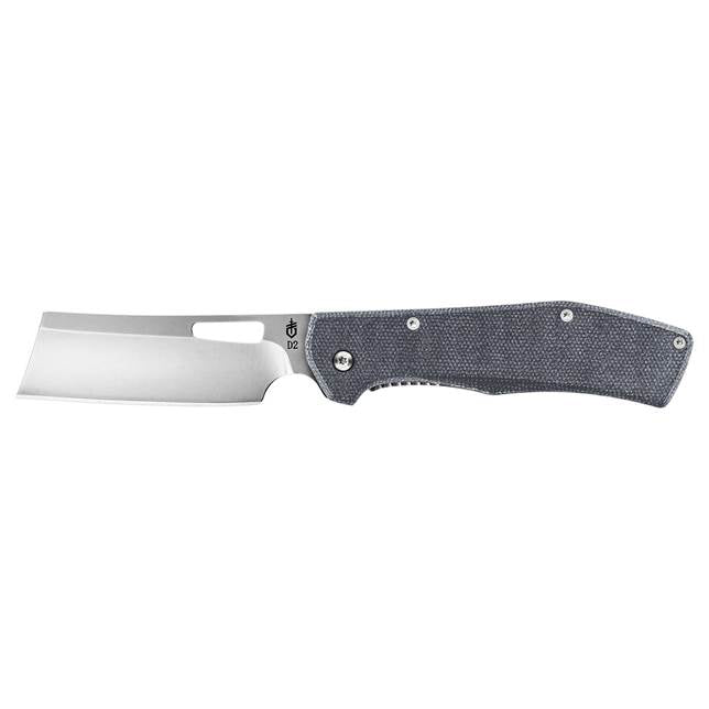 Gerber Flatiron Framelock Folding Knife 3.63" D2 Tool Steel Blade Gray Micarta/Stainless Handle 1789 -Gerber - Survivor Hand Precision Knives & Outdoor Gear Store