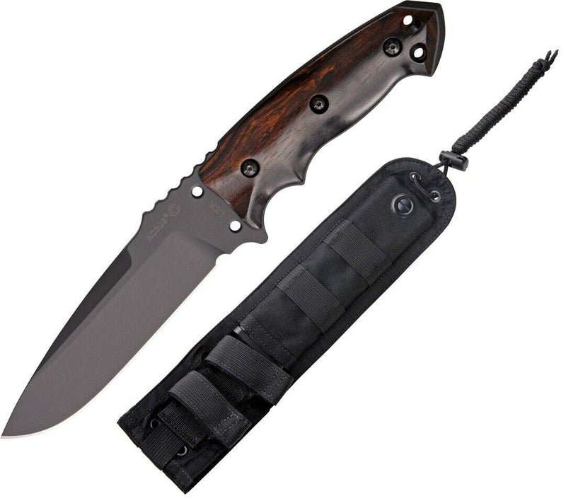 Hogue Tactical Fixed Knife 5.5" A2 Tool Steel Blade Brown Cocobolo Wood Handle 35176 -Hogue - Survivor Hand Precision Knives & Outdoor Gear Store