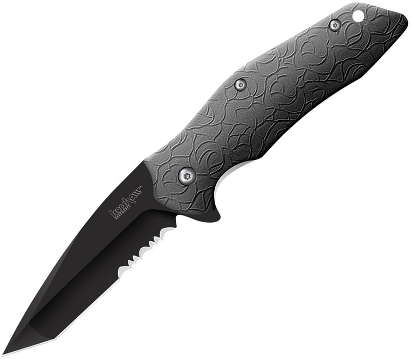 Kershaw Kuro Folding Knife 3.25" 8Cr13MoV Steel Blade Textured GRN Handle 1835TBLKST -Kershaw - Survivor Hand Precision Knives & Outdoor Gear Store