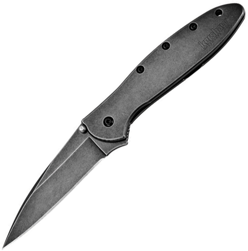 Kershaw Leek A/O Folding Knife 3" 14C28N Steel Blade BlackWash Stainless Handle 1660BLKW -Kershaw - Survivor Hand Precision Knives & Outdoor Gear Store