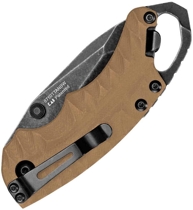 Kershaw Shuffle II Folding Knife 2.5" 8Cr13MoV Steel Blade Tan Sculpted GRN Handle 8750TTANBW -Kershaw - Survivor Hand Precision Knives & Outdoor Gear Store
