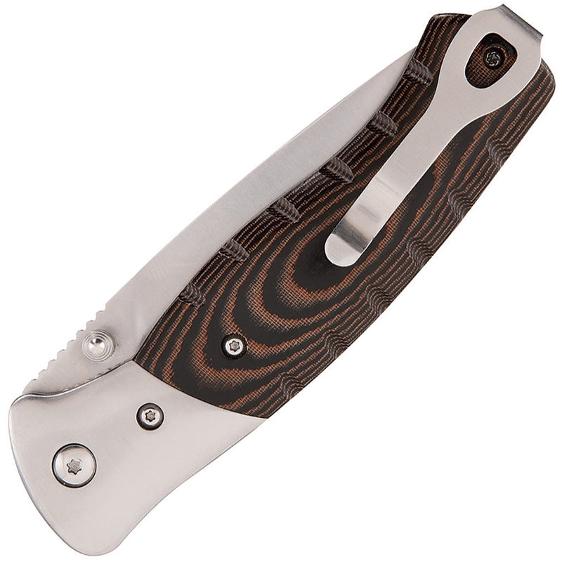 Buck Small Selkirk Folding Knife 3.25" 420HC Steel Blade CNC Contoured Micarta Handle 835BRS -Buck - Survivor Hand Precision Knives & Outdoor Gear Store