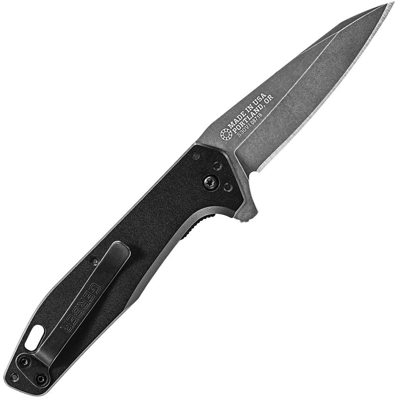 Gerber Fastball Linerlock Folding Knife 3" CPM S30V Steel Blade Black Aluminum Handle 612 -Gerber - Survivor Hand Precision Knives & Outdoor Gear Store