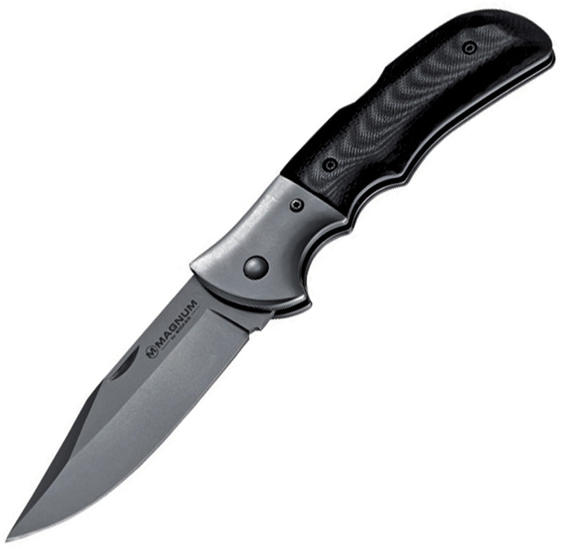 Boker Magnum Eminence Lockback Folding Knife 3.38" 440 Steel Blade Micarta Handle -Boker - Survivor Hand Precision Knives & Outdoor Gear Store