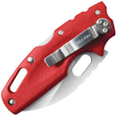 Cold Steel Tuff Lite Plain Red Folding Knife 2.5" AUS-8 Steel Blade Red Griv-Ex Handle 20LTR -Cold Steel - Survivor Hand Precision Knives & Outdoor Gear Store