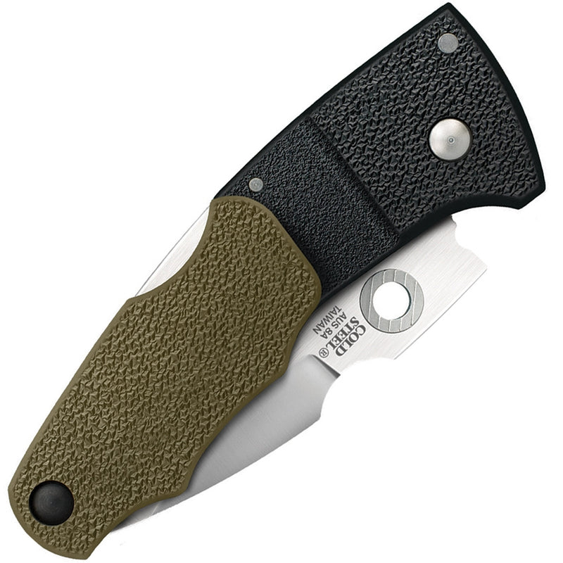 Cold Steel Grik Lockback Folding Knife 3" AUS-8 Steel Blade Black/Green GRN Handle 28E -Cold Steel - Survivor Hand Precision Knives & Outdoor Gear Store