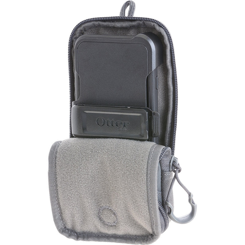 Maxpedition AGR PLP iPhone Pouch Color Gray Nylon Composite Attachment Backing PLPGRY -Maxpedition - Survivor Hand Precision Knives & Outdoor Gear Store