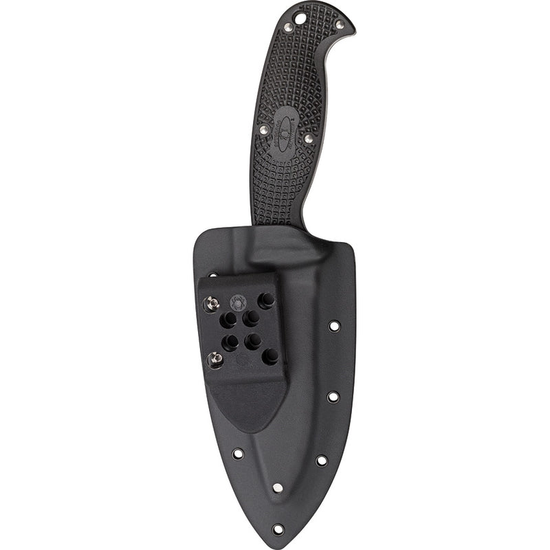 Spyderco Jumpmaster 2 Fixed Knife 4.4" Serrated H-1 Steel Blade Black FRN Handle FB24SBK2 -Spyderco - Survivor Hand Precision Knives & Outdoor Gear Store