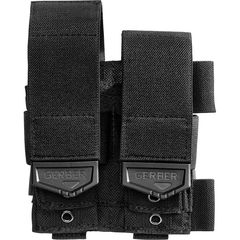 Gerber Custom Fit Quad Sheath Holds Four Items S Mutli-Tools Black Nylon Construction 1225 -Gerber - Survivor Hand Precision Knives & Outdoor Gear Store