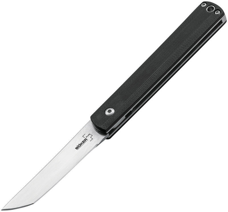 Boker Plus Wasabi Folding Knife 2.88" Satin Finish 440C Steel Blade Black G10 Handle 01BO630 -Boker Plus - Survivor Hand Precision Knives & Outdoor Gear Store