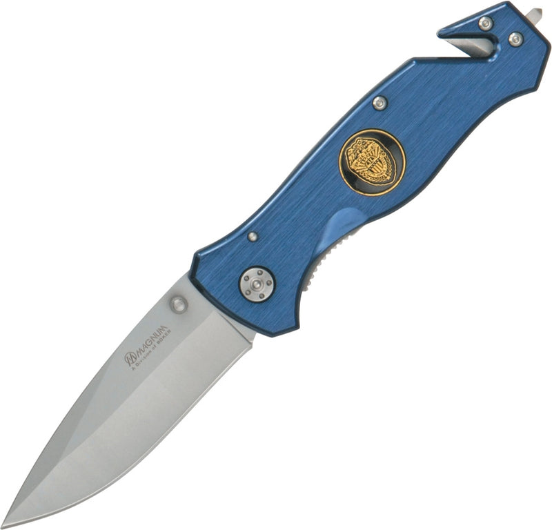 Boker Magnum Law Enforcement Folding Knife 3.75" 440 Steel Blade Aluminum Handle -Boker - Survivor Hand Precision Knives & Outdoor Gear Store