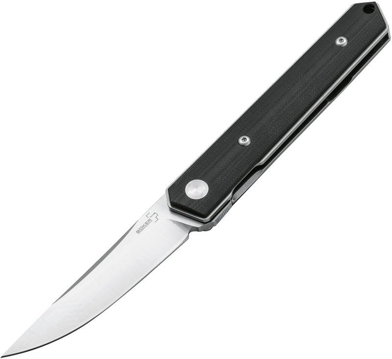 Boker Plus Kwaiken 42 Mini Folding Knife 3.13" D2 Tool Steel Blade Black G10 Handle -Boker - Survivor Hand Precision Knives & Outdoor Gear Store