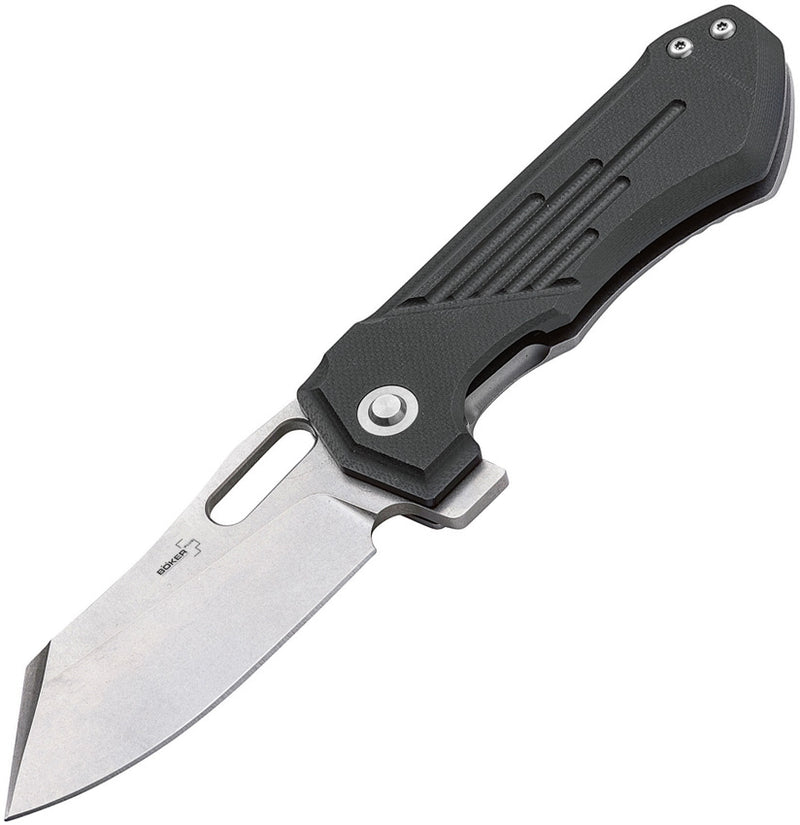 Boker Plus Leviathan Framelock Folding Knife 3.13" D2 Tool Steel Blade Black G10 Handle -Boker - Survivor Hand Precision Knives & Outdoor Gear Store