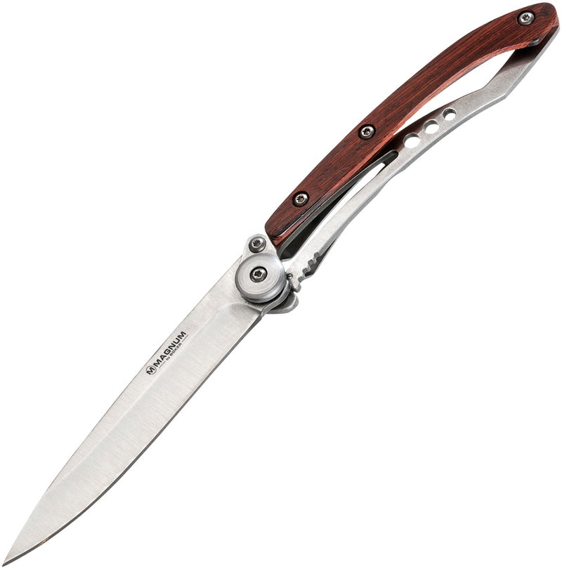 Boker Magnum Dejavu Framelock Folding Knife 3.25" 440C Steel Blade Cocobolo Wood Handle -Boker - Survivor Hand Precision Knives & Outdoor Gear Store