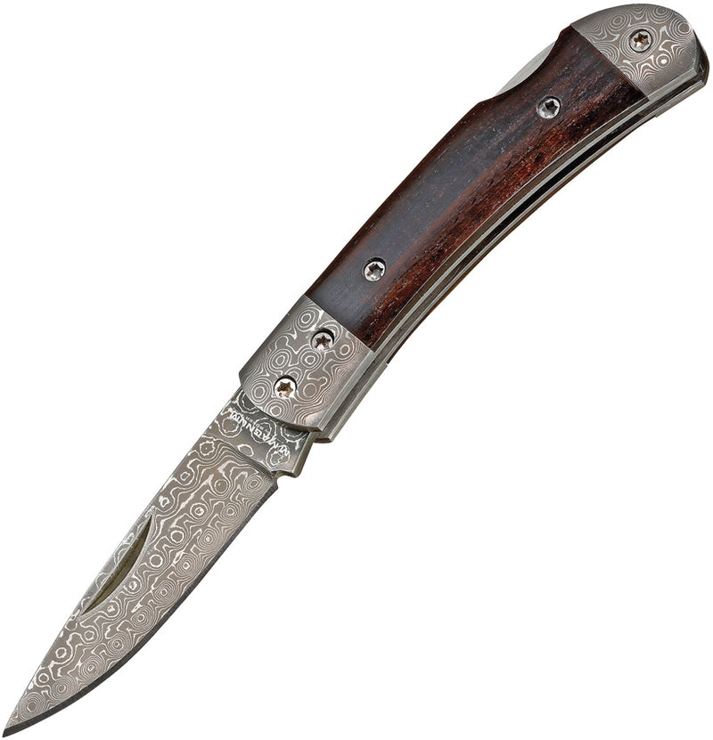 Boker Magnum Countess Lockback Folding Knife 2.25" Damascus Steel Blade Wood Handle -Boker - Survivor Hand Precision Knives & Outdoor Gear Store