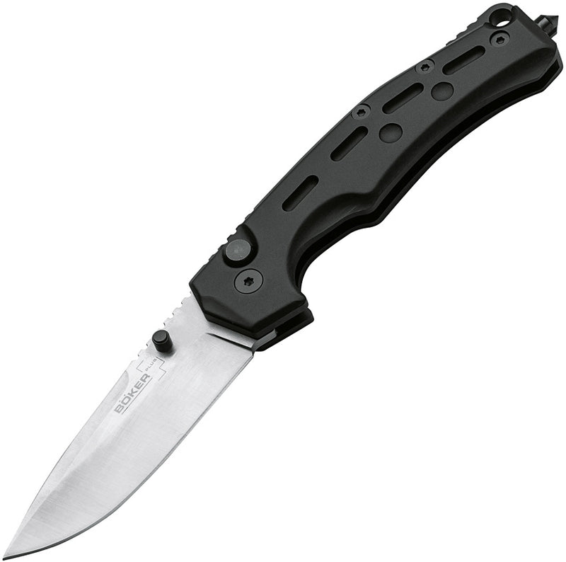 Boker Plus Thunder Storm Folding Knife 3.63" AUS-8 Steel Blade Black Aluminum Handle -Boker - Survivor Hand Precision Knives & Outdoor Gear Store