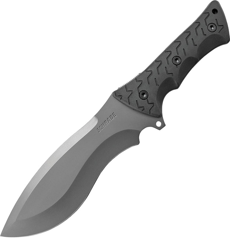 Schrade Little Ricky Fixed Knife 8" Stainless Steel Full Tang Blade Black Rubber Handle SCHF28 -Schrade - Survivor Hand Precision Knives & Outdoor Gear Store