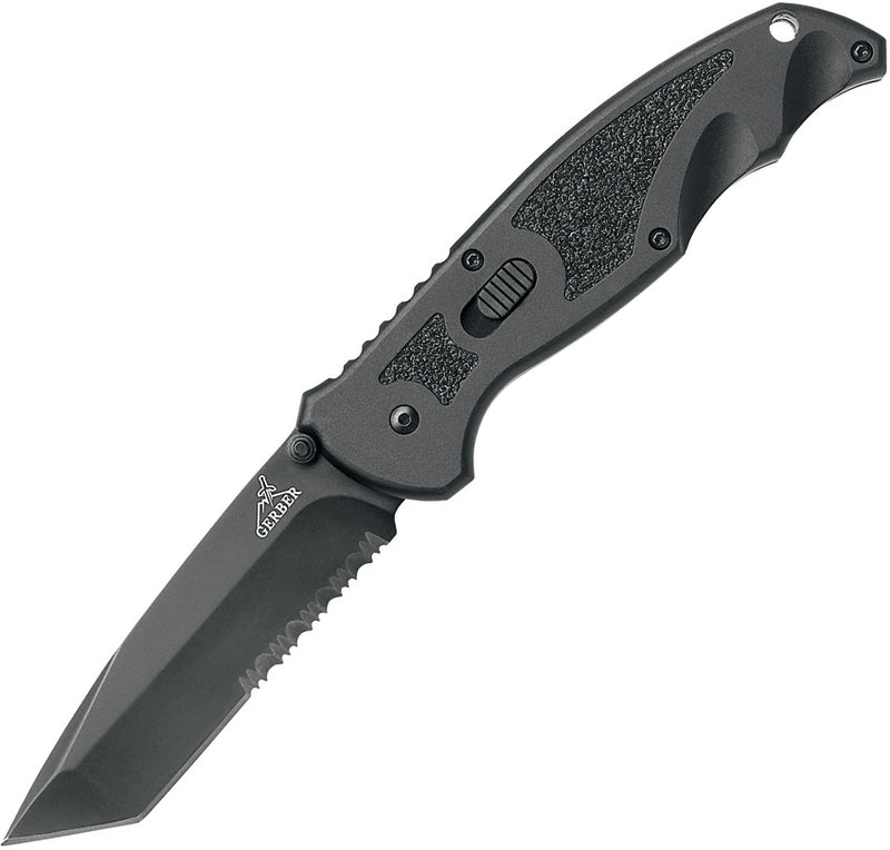 Gerber Answer FAST Folding Knife 3.25" Stainless Steel Blade Black Aluminum Handle G41970 -Gerber - Survivor Hand Precision Knives & Outdoor Gear Store