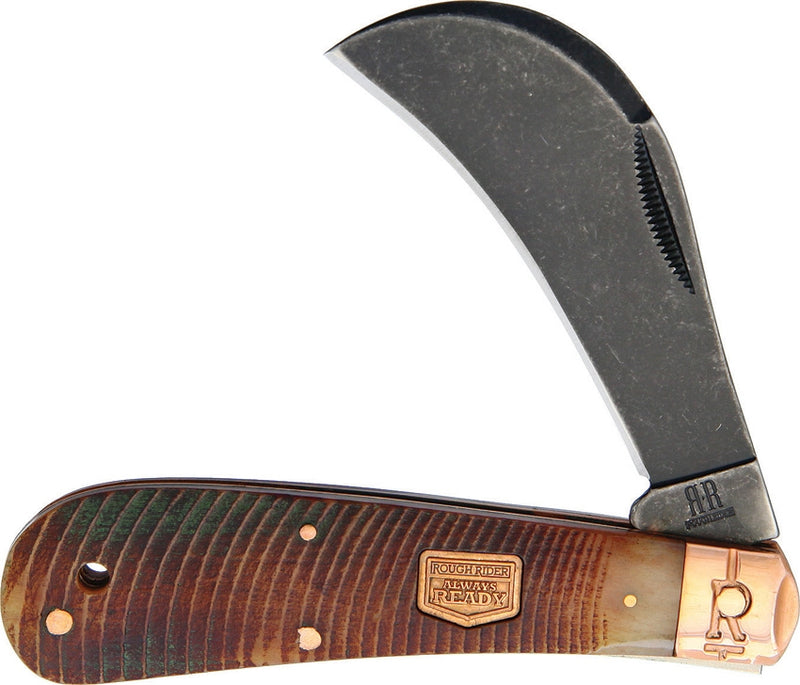 Rough Ryder Backwoods Folding Knife Stainless Steel Blade Sawcut Bone Handle 1843 -Rough Ryder - Survivor Hand Precision Knives & Outdoor Gear Store