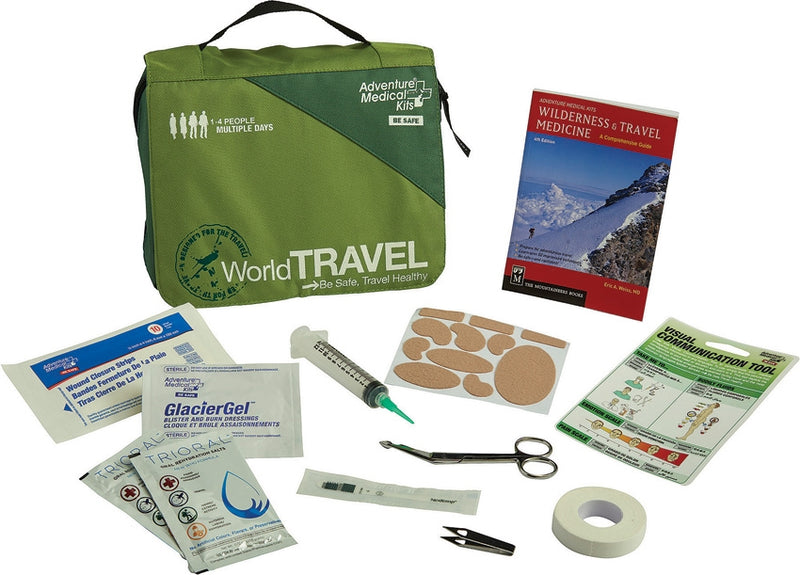 Adventure Medical World Travel Kit Comes In Green Nylon Zippered Storage Bag 0425 -Adventure Medical - Survivor Hand Precision Knives & Outdoor Gear Store