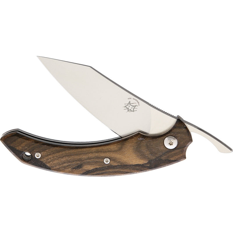 Bastinelli Creations Dragotac Slim Folding Knife 3" Bohler N690 Steel Blade Ziricote Wood Handle S204Z -Bastinelli Creations - Survivor Hand Precision Knives & Outdoor Gear Store