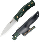 Casstrom No.10 SFK Fixed Knife 4" 14C28N Sandvik Steel Blade Green Canvas Micarta Handle I13127 -Casstrom - Survivor Hand Precision Knives & Outdoor Gear Store