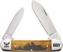 Case XX Cutlery Navy Canoe Pocket Knife Surgical Steel Blades Antique Bone Handle 17720 -Case Cutlery - Survivor Hand Precision Knives & Outdoor Gear Store