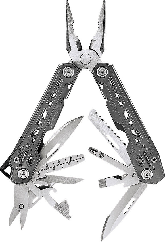 Gerber Truss Multi Tool Gray Stainless Steel Handle Include Scissors 1343 -Gerber - Survivor Hand Precision Knives & Outdoor Gear Store