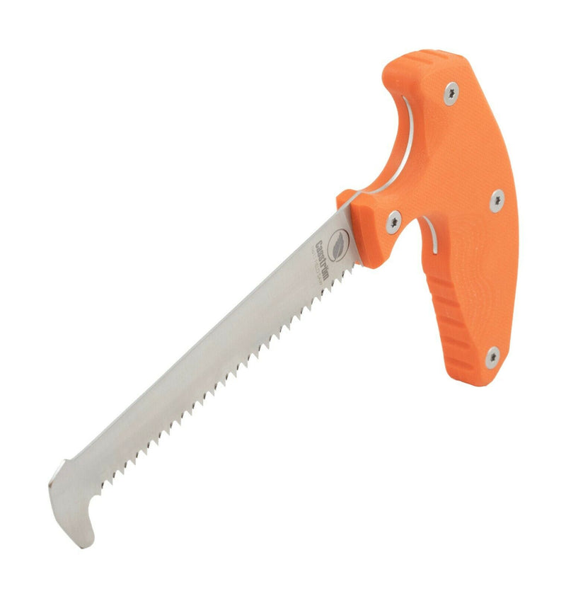 Casstrom No.11 Field Saw Fixed Knife 4.25" Stainless Steel Blade Orange G10 Handle I133116 -Casstrom - Survivor Hand Precision Knives & Outdoor Gear Store