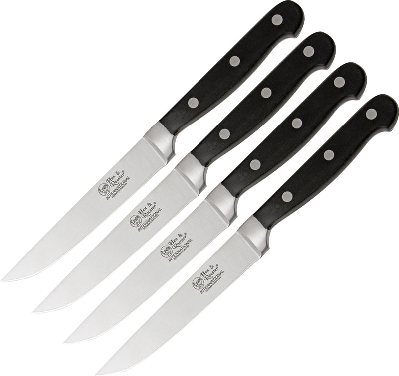 Hen & Rooster Four Piece Steak Kitchen Knife Set 440A Steel Blades Bakelite Handles I008 -Hen & Rooster - Survivor Hand Precision Knives & Outdoor Gear Store