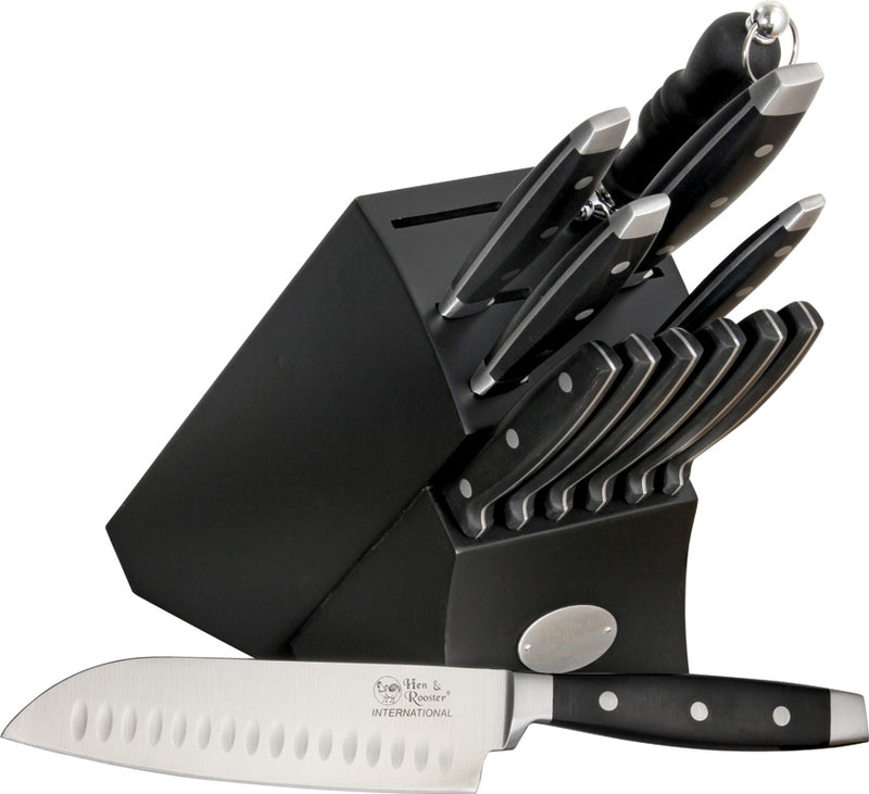 Hen & Rooster 13 Piece Kitchen Knife Set Stainless Blades Synthetic Handles I028 -Hen & Rooster - Survivor Hand Precision Knives & Outdoor Gear Store