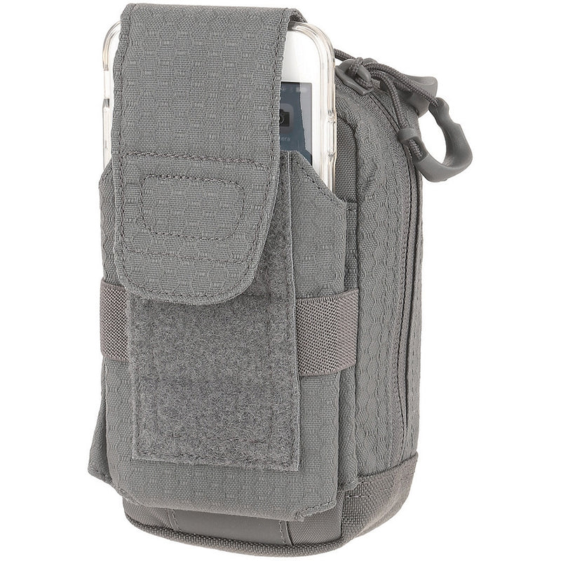 Maxpedition AGR PUP Phone Utility Pouch Gray Nylon Construction 3.5" x 3" x 6" PUPGRY -Maxpedition - Survivor Hand Precision Knives & Outdoor Gear Store