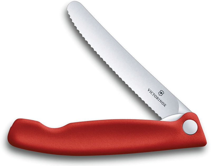 Victorinox Swiss Classic Foldable Paring Knife Serrated Stainless Blade Polypropylene Handle 67831FB -Victorinox - Survivor Hand Precision Knives & Outdoor Gear Store