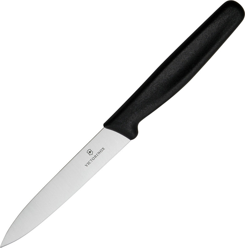 Victorinox Utility Knife 4" Stainless Steel Blade Black Polypropylene Handle 67703 -Victorinox - Survivor Hand Precision Knives & Outdoor Gear Store