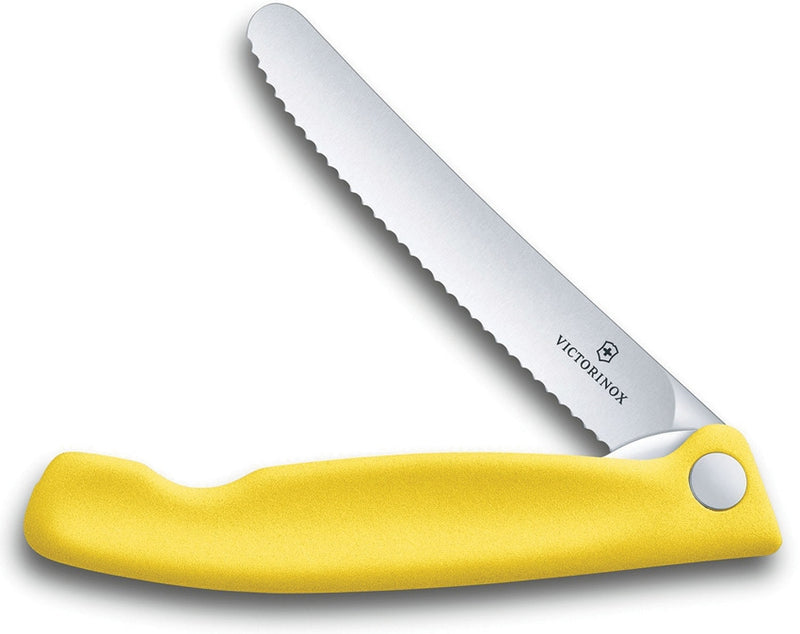 Victorinox Swiss Classic Paring Knife Stainless Steel Blade Yellow Polypropylene Handle 67836F8B -Victorinox - Survivor Hand Precision Knives & Outdoor Gear Store