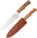 Fallkniven Erna Barbeque Fixed Knife 7" Laminate Cobalt Steel Blade Curly Birch Handle SK18 -Fallkniven - Survivor Hand Precision Knives & Outdoor Gear Store