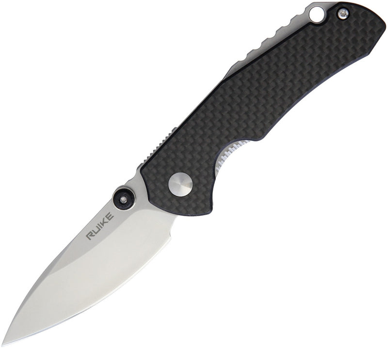 RUIKE Linerlock Folding Knife 2.75" 14C28N Sandvik Steel Blade G10/Carbon Fiber Handle P671CB -RUIKE - Survivor Hand Precision Knives & Outdoor Gear Store