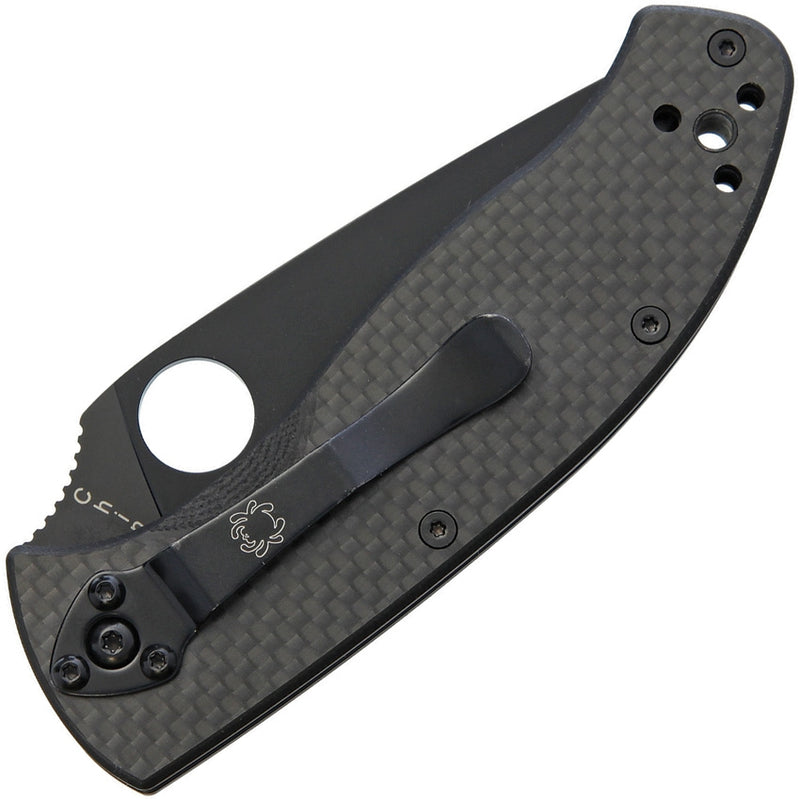 Spyderco Tenacious Folding Knife 3.5" 8Cr13MoV Stainless Blade CF/G10 Handle 122CFBBKP -Spyderco - Survivor Hand Precision Knives & Outdoor Gear Store