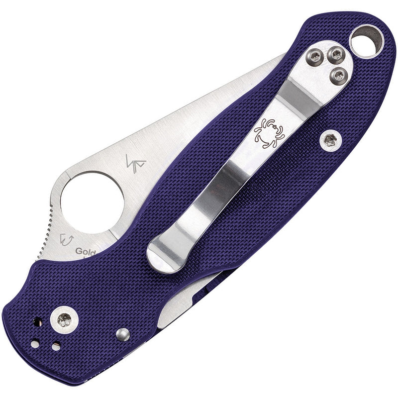 Spyderco Para 3 Folding Knife CPM S110V Steel Blade Blue G10 Handle Paramilitary C223GPDBL -Spyderco - Survivor Hand Precision Knives & Outdoor Gear Store