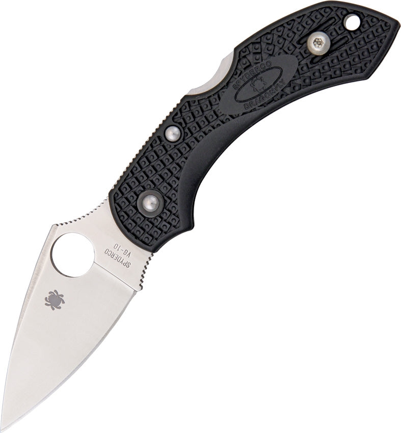 Spyderco Dragonfly 2 Folding Knife 2.28" Leaf Shaped VG-10 Steel Blade FRN Handle C28PBK2 -Spyderco - Survivor Hand Precision Knives & Outdoor Gear Store