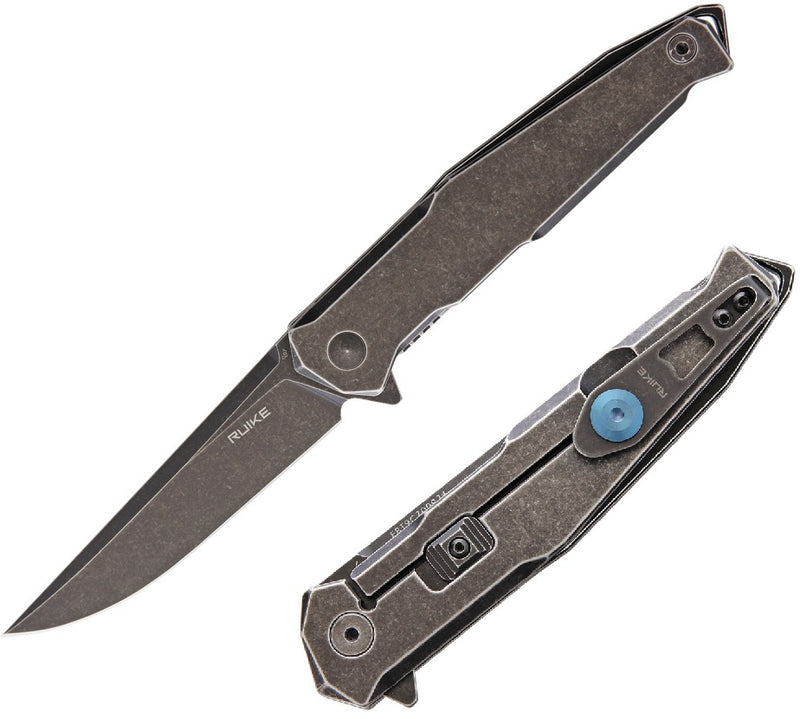 RUIKE P108 Beta Plus Folding Knife 3.5" Sandvik 14C28N Steel Blade 3Cr13 Steel Handle P108SB -RUIKE - Survivor Hand Precision Knives & Outdoor Gear Store