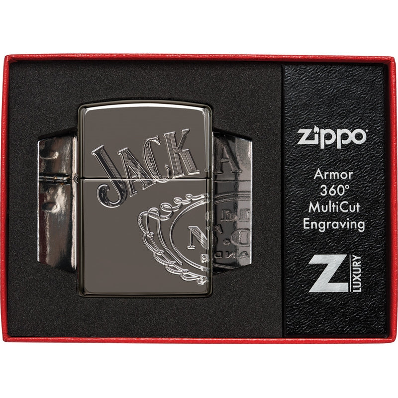 Zippo Lighter Jack Daniels Windproof Refillable Metal Construction Made In Usa 17094 -Zippo - Survivor Hand Precision Knives & Outdoor Gear Store