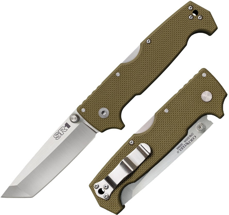 Cold Steel SR1 Lockback Folding Knife 4" CPM S35VN Steel Blade G10 Handle 62LA -Gerber - Survivor Hand Precision Knives & Outdoor Gear Store