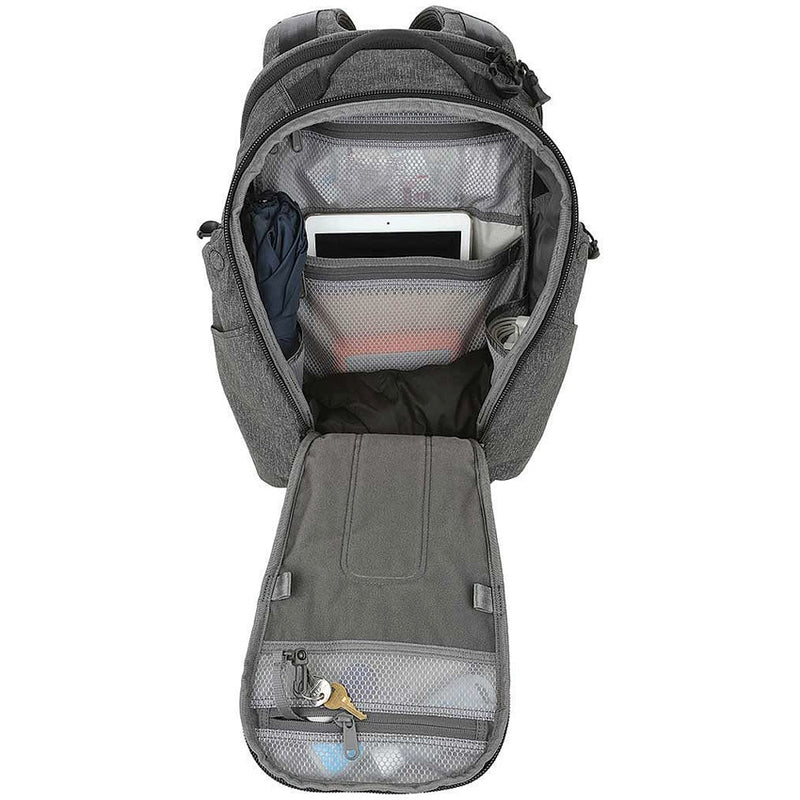 Maxpedition ENTITY EDC Backpack 19-23L Gray/Black Ergonomic Straps Quick Release MXNTTPK23CH -Maxpedition - Survivor Hand Precision Knives & Outdoor Gear Store